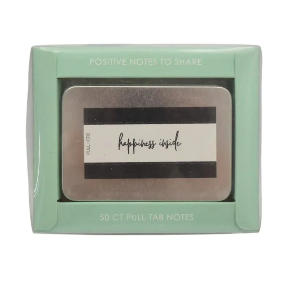 50 Ct Positive Messages Pull-Tab Notes in Tin By Design Group